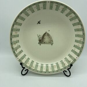 Pfaltzgraff Naturewood‎ Pie Plate Baking Serving Dish Cottagecore Botanical USA